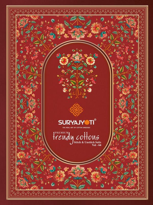 Suryajyoti Trendy Cotton Vol-64 – Dress Material